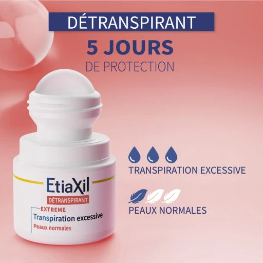 Etiaxil Détranspirant Extrême Peaux Normales aisselles