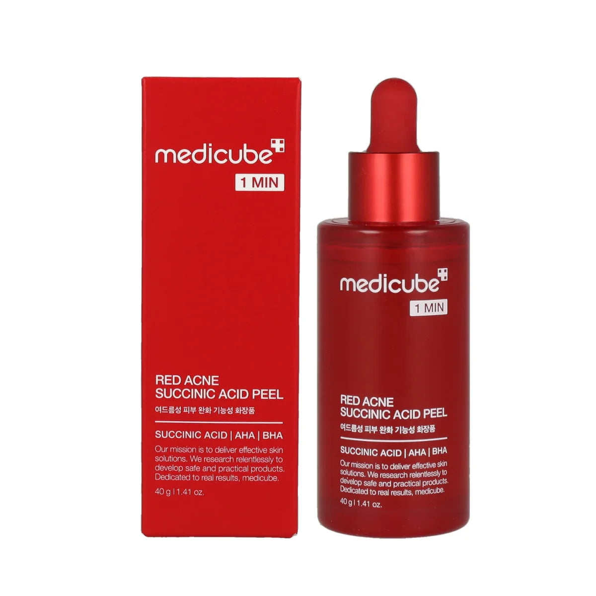 Red Acne Succinic Acid Peel
