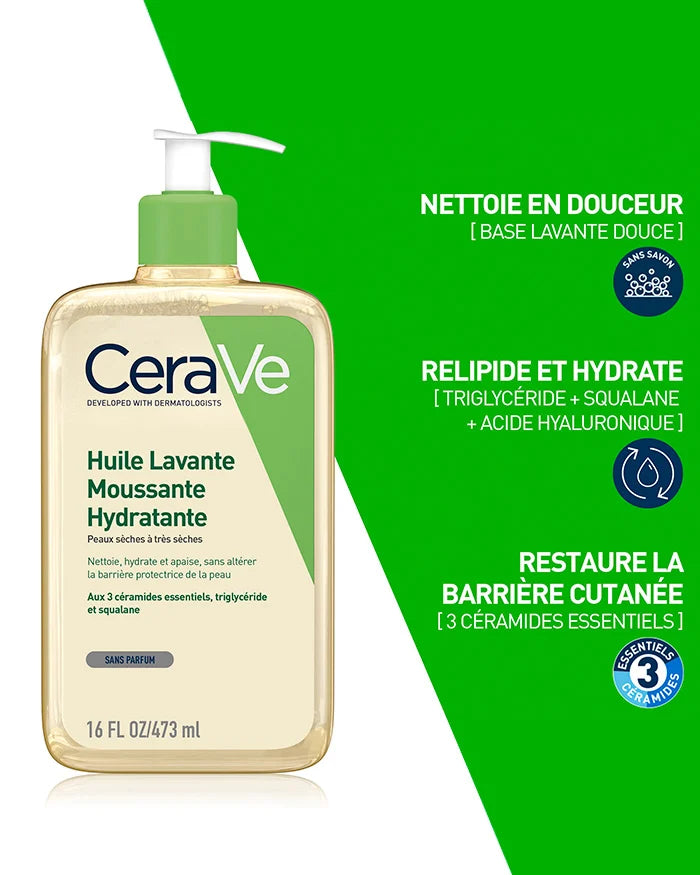 Huile Lavante Moussante Hydratante