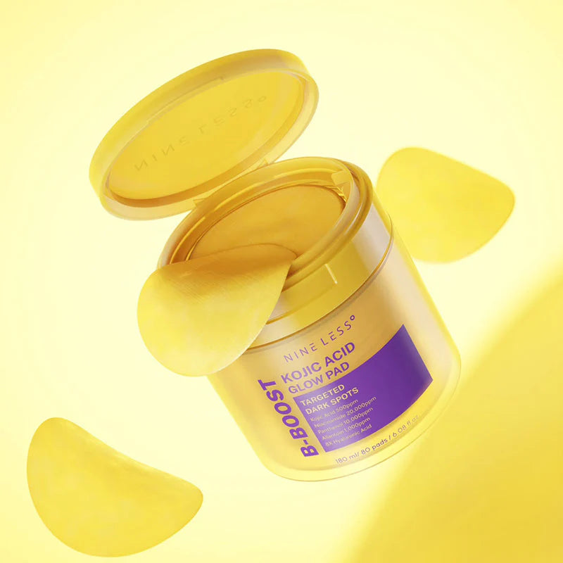 NINELESS - B-Boost Kojic Acid Glow Pad - Disques éclat acide kojique & niacinamide