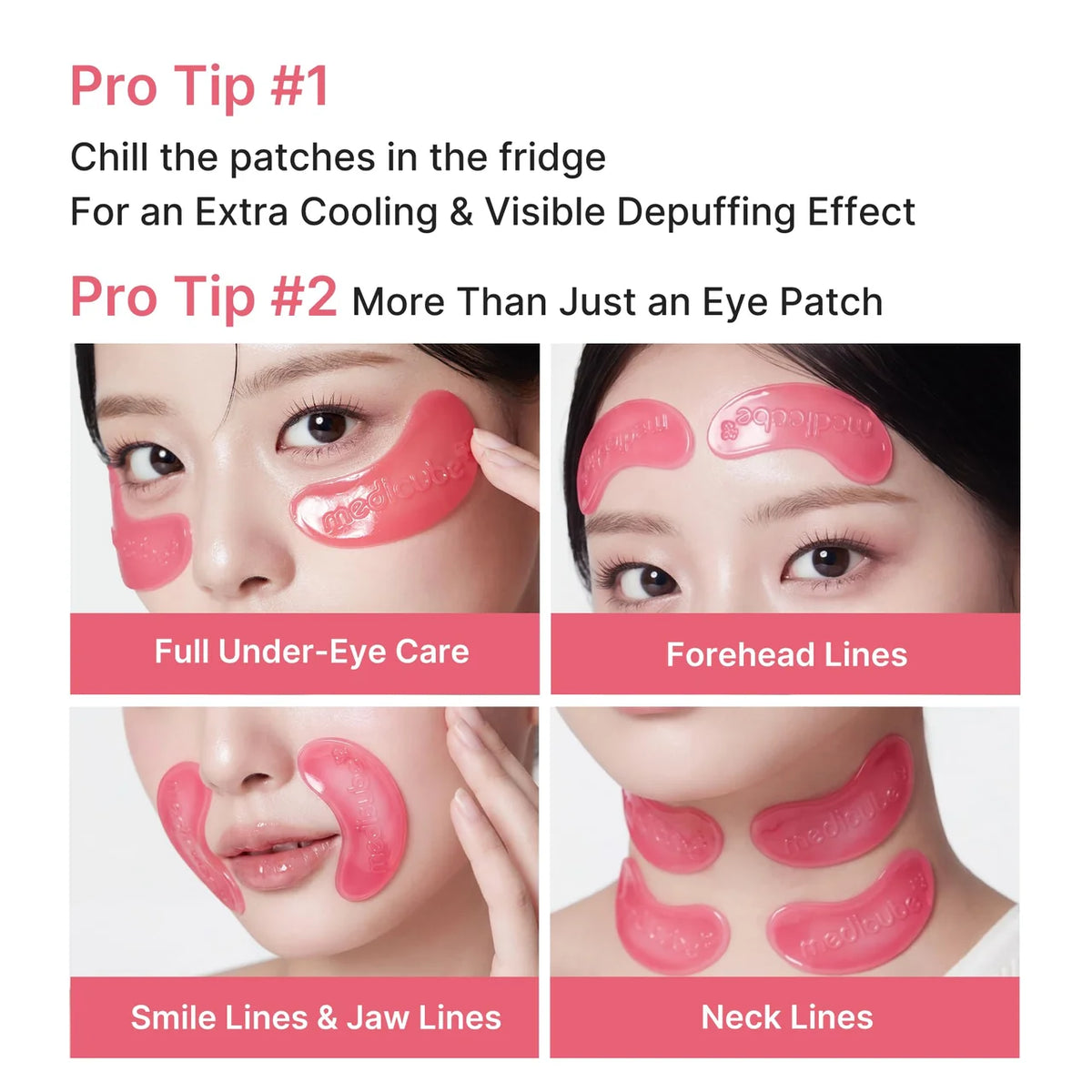 PDRN Pink Collagen Jelly Eye Mask 28Paires