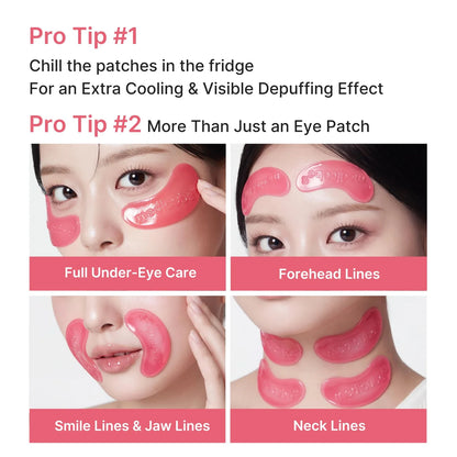 PDRN Pink Collagen Jelly Eye Mask 28Paires