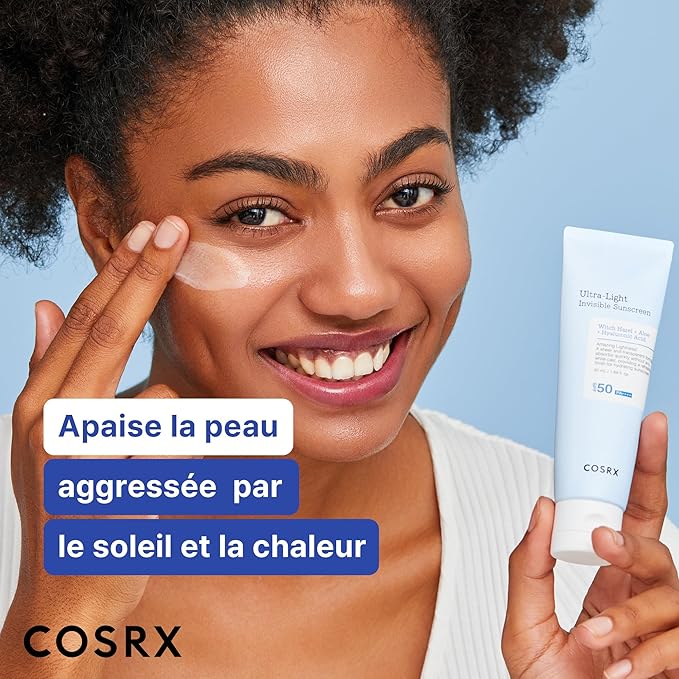 COSRX Ultra-light Invisible Crème Solaire Hydratante Ultra Légère