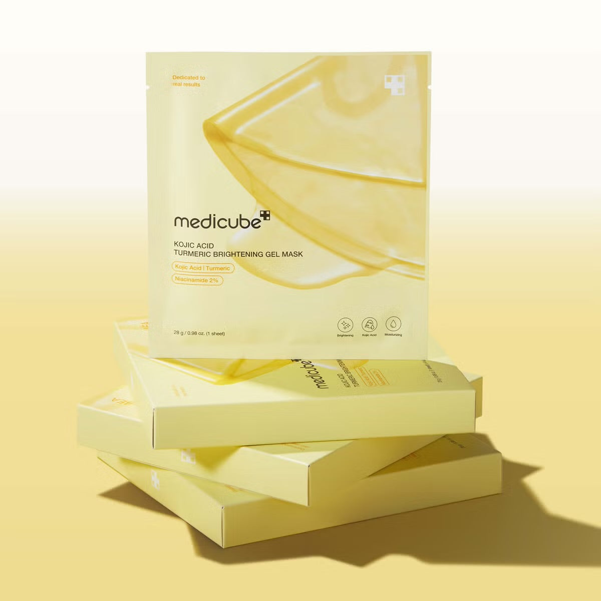 Kojic Acid Turmeric Brightening Gel Mask 4pcs