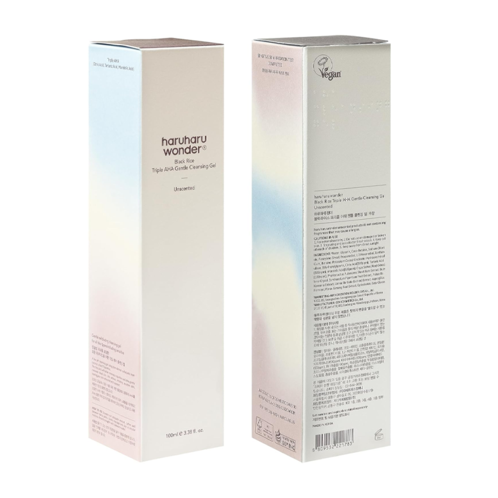 Black Rice Triple AHA Gentle Cleansing Gel