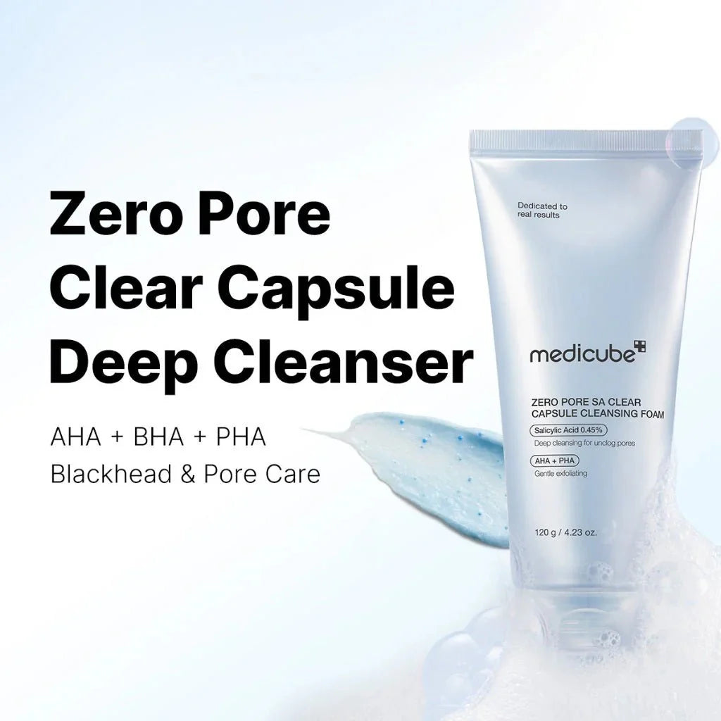 MEDICUBE ZERO PORE CAPSULE CLEANSING FOAM 120G