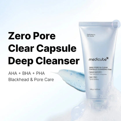 MEDICUBE ZERO PORE CAPSULE CLEANSING FOAM 120G