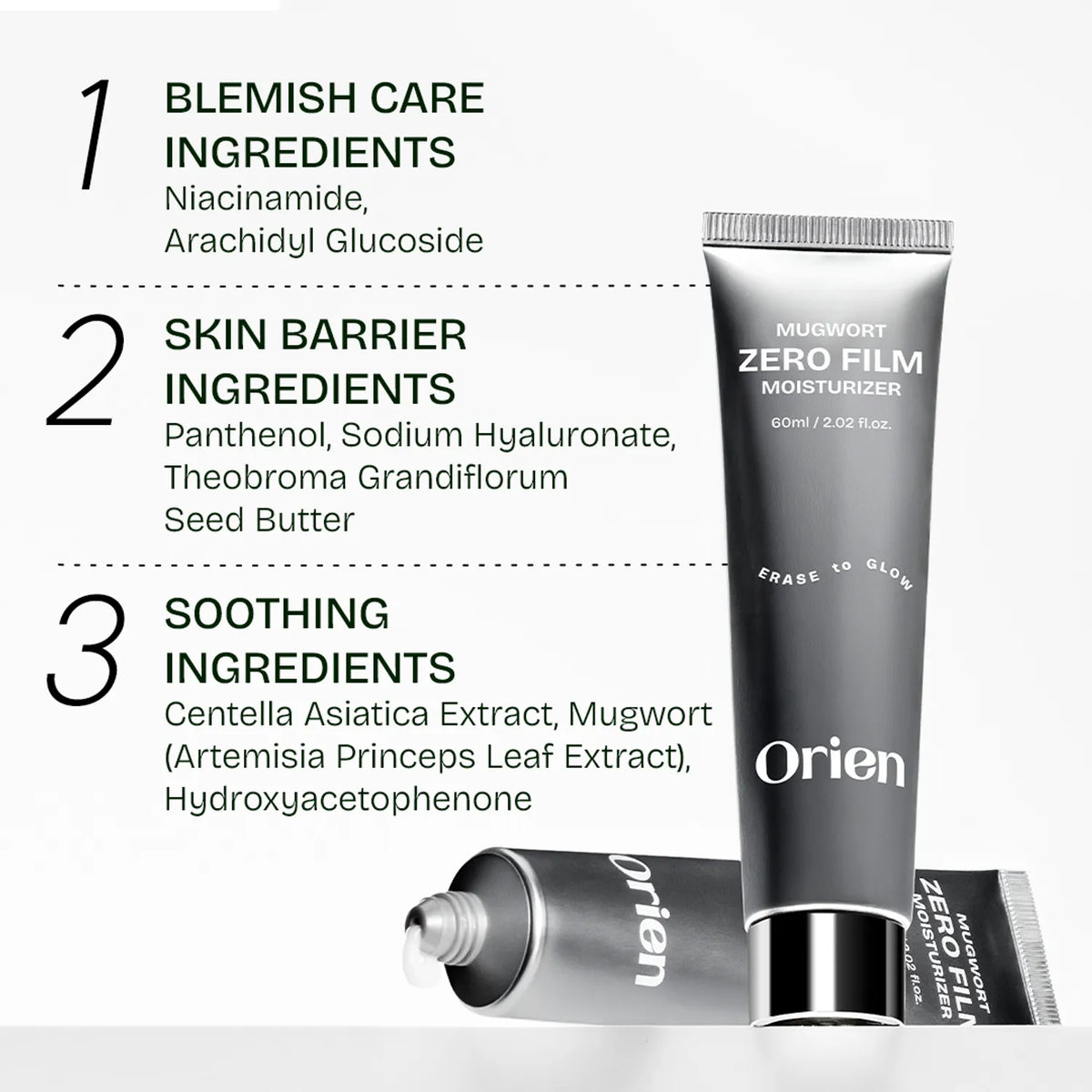 Mugwort Zero Film Moisturizer - Crème hydratante anti-imperfection