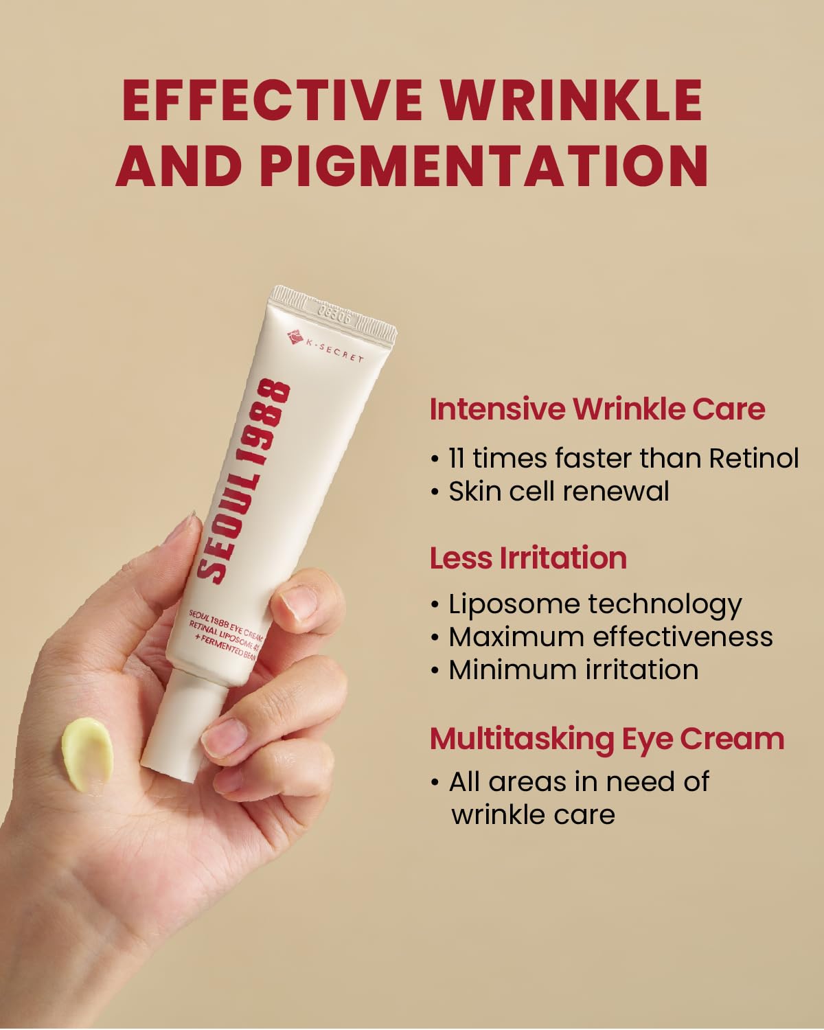 SEOUL 1988 Eye Cream : Retinal Liposome 4% + Fermented Bean