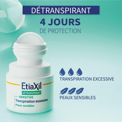 Etiaxil Détranspirant Peaux Sensibles aisselles