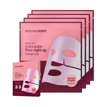 Collagen Pore-Tight Up Hydrogel Mask - 4 Feuilles