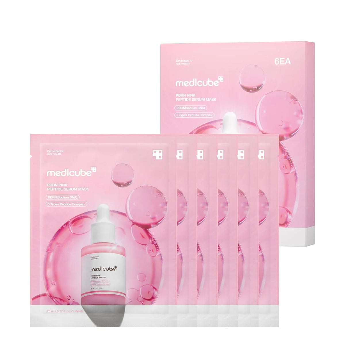 PDRN Pink Peptide Serum Mask 10pcs