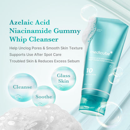 Azelaic Acid Niacinamide Deep Clean Foam Cleanser