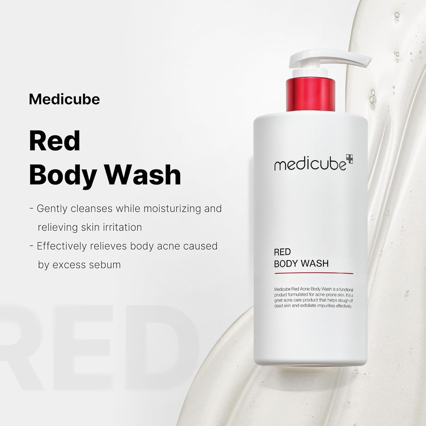 Red Acne Body Wash
