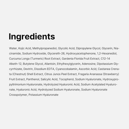 Kojic Acid Turmeric Toner Pad