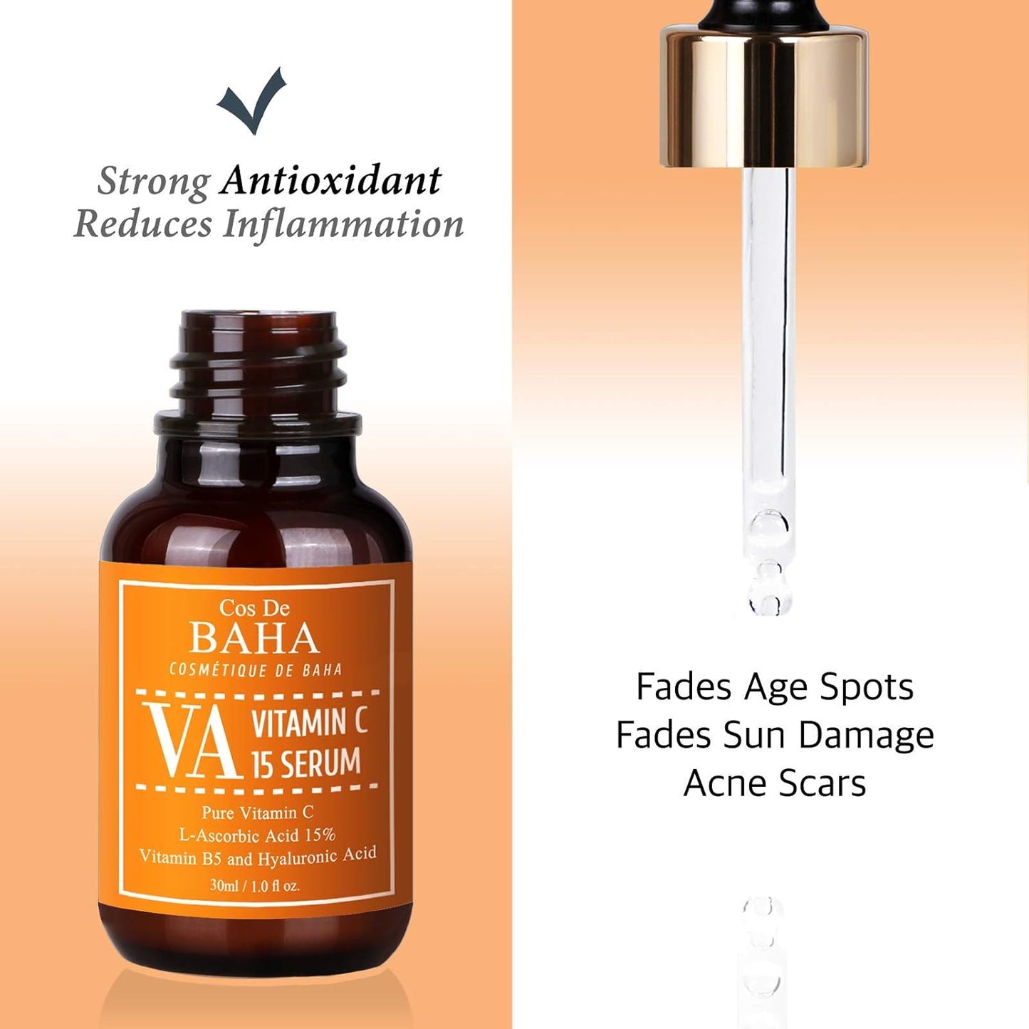 Cos De BAHA – Vitamin C 15% Ascorbic Acid Serum