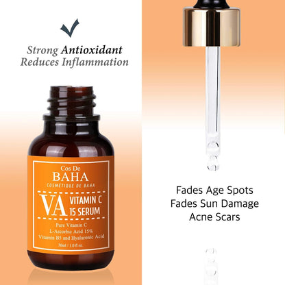 Cos De BAHA – Vitamin C 15% Ascorbic Acid Serum
