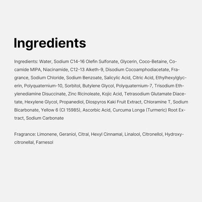 Kojic Acid Turmeric Vita Brightening Body Wash