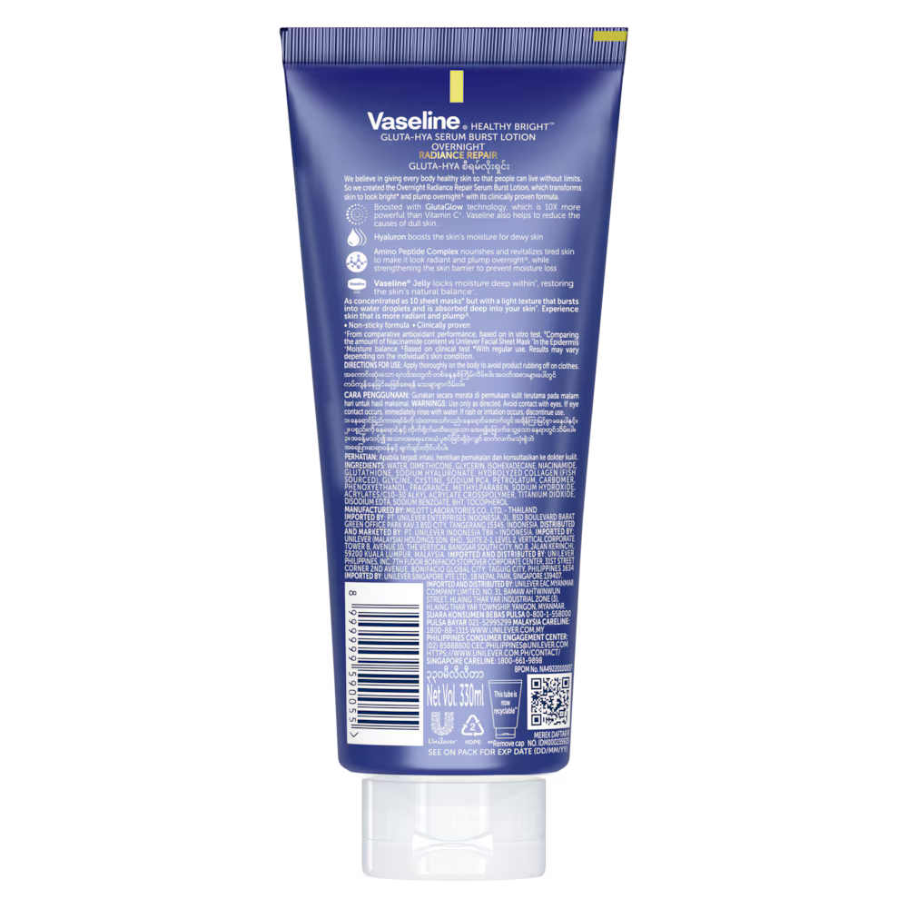 Gluta-Hya Serum Burst Lotion Overnight Radiance Repair