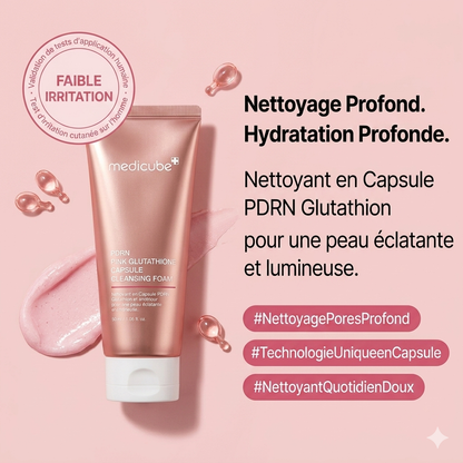 Mousse Nettoyante PDRN Pink Glutathione