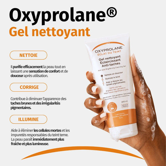 Oxyprolane Éclat du Teint – Gel Nettoyant Éclaircissant Anti-Taches
