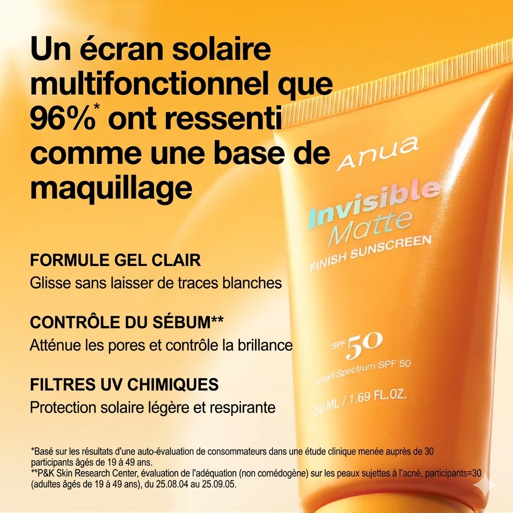 Invisible Matte Finish Sunscreen