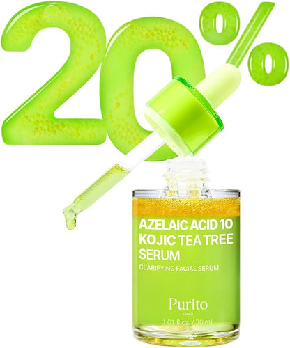 Azelaic Acid 10% + Kojic Acid + Tea Tree Facial Serum