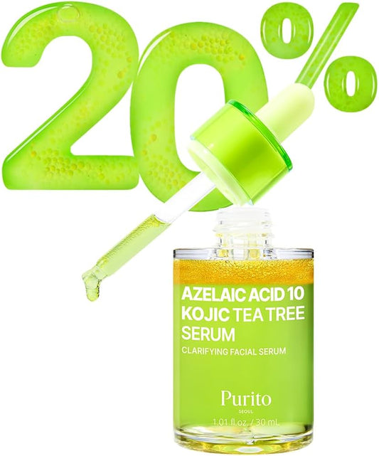 Azelaic Acid 10% + Kojic Acid + Tea Tree Facial Serum