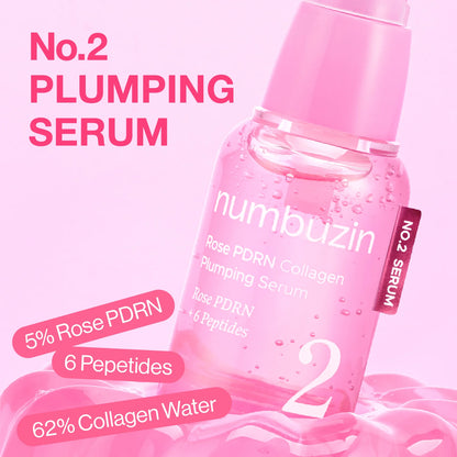 No.2 Rose PDRN Collagen Plumping Serum