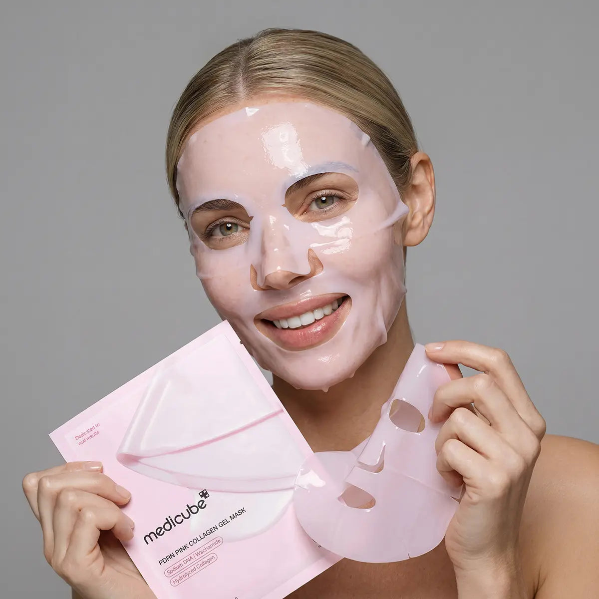 PDRN Pink Collagen Gel Mask 4pcs