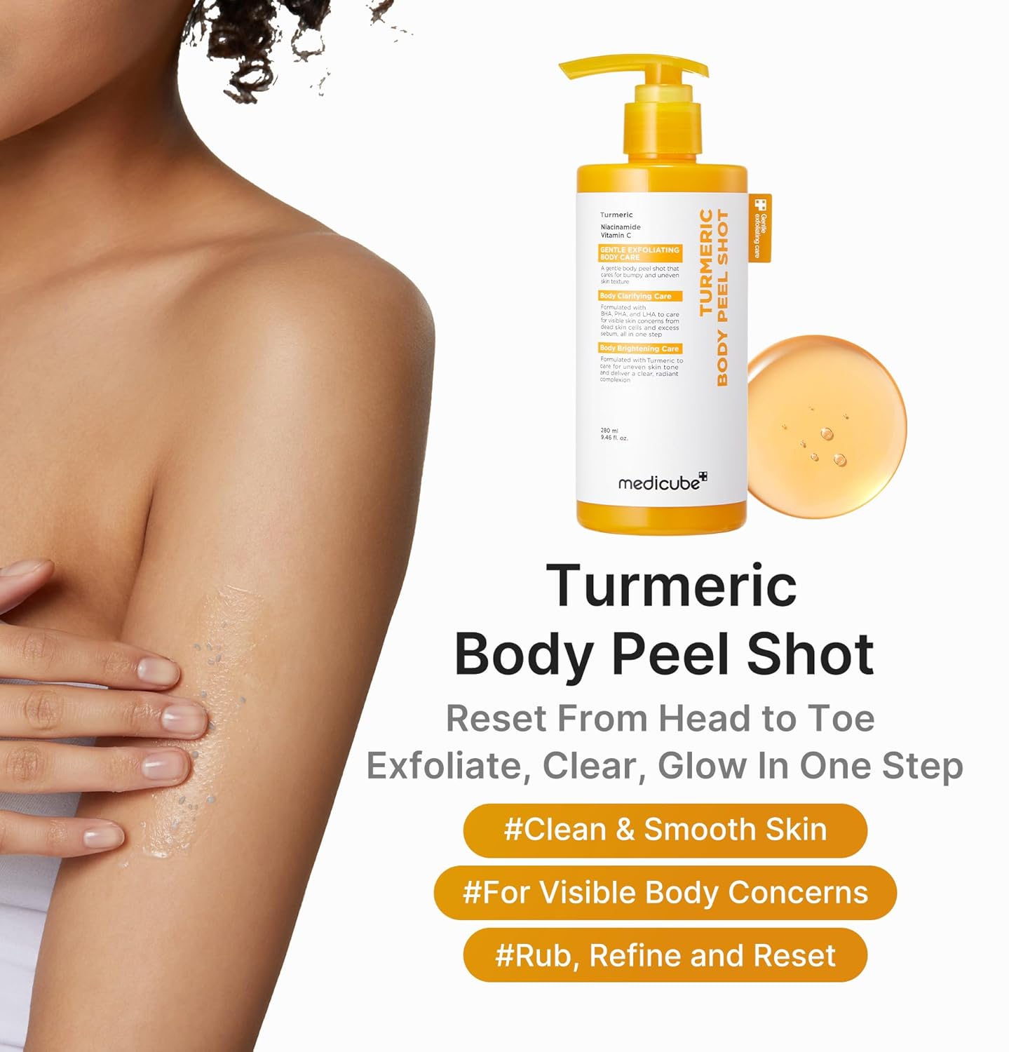 Kojic Acid Turmeric Body Peel Shot 280ml