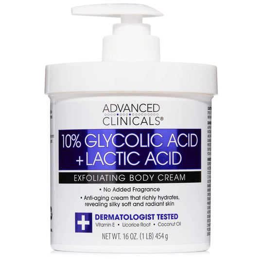 10% Glycolic + Lactic Acid Body Cream