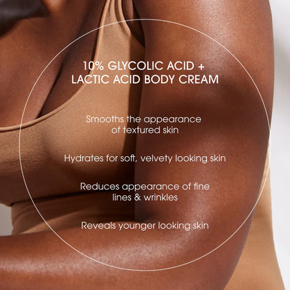10% Glycolic + Lactic Acid Body Cream