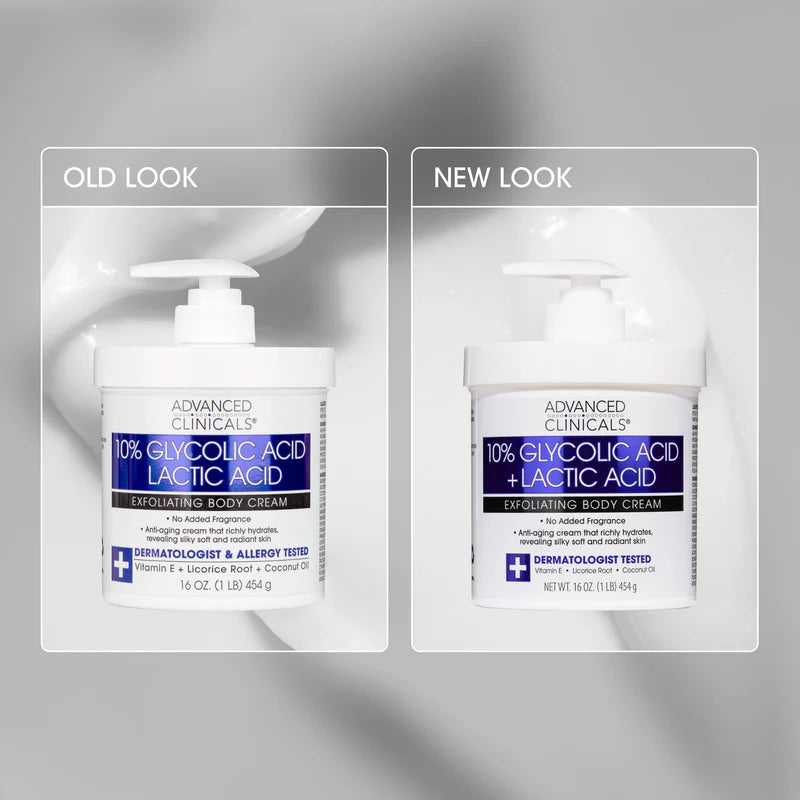 10% Glycolic + Lactic Acid Body Cream