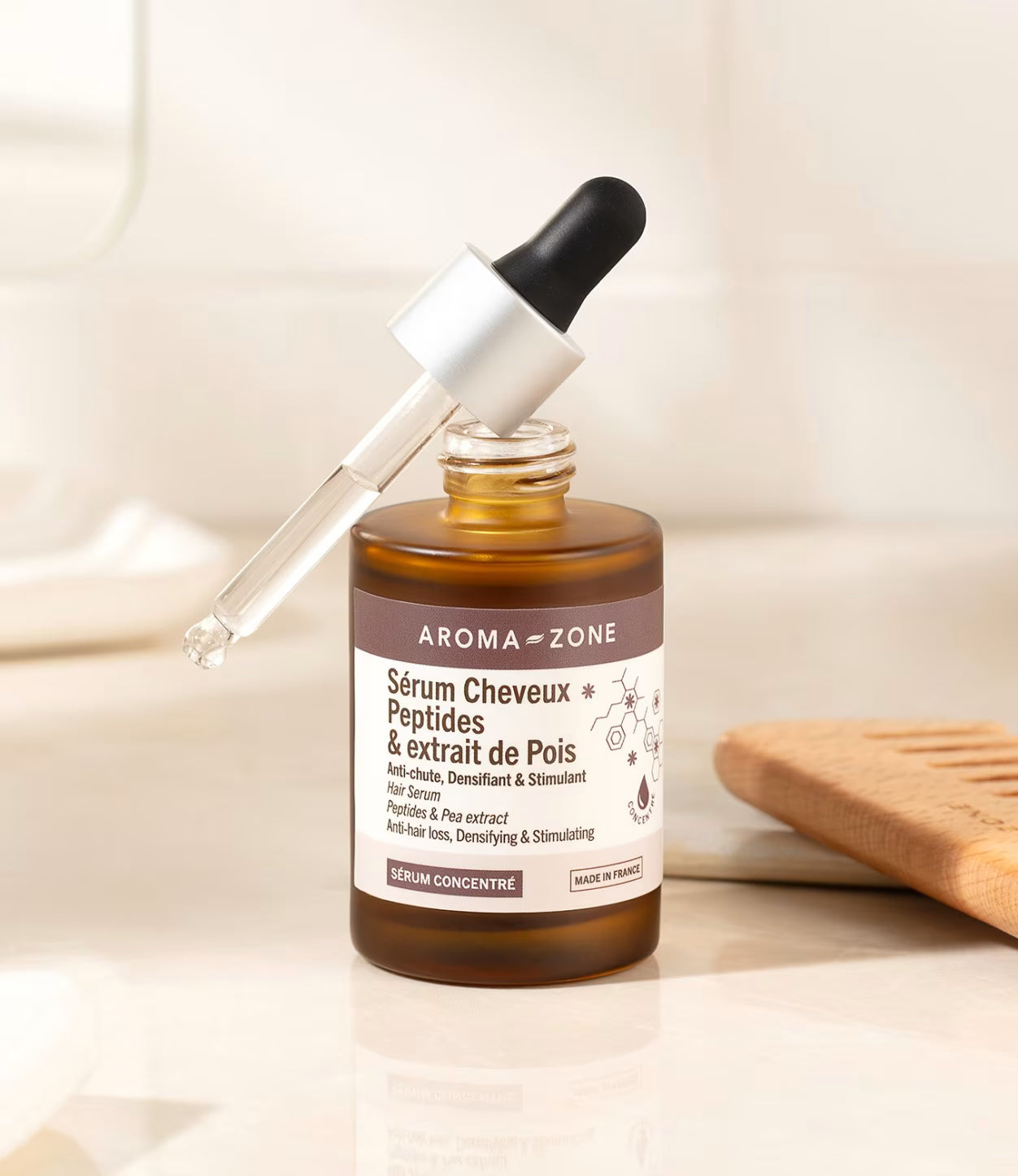 Sérum cheveux anti-chute Peptides & extrait de pois