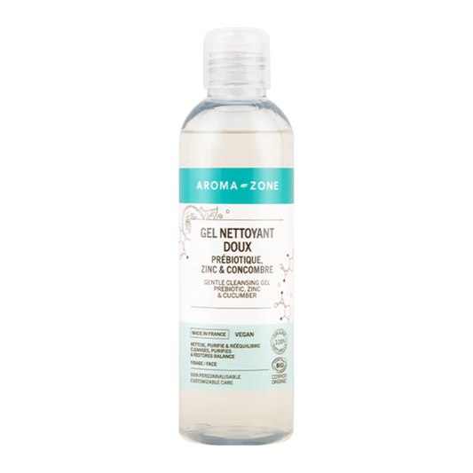 Gel nettoyant doux Prébiotique, Zinc & Concombre