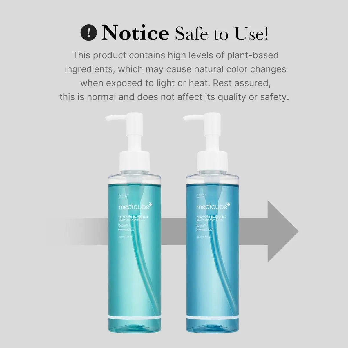 medicube Cleansing Oil Zero Pore Blackhead Huile Nettoyante