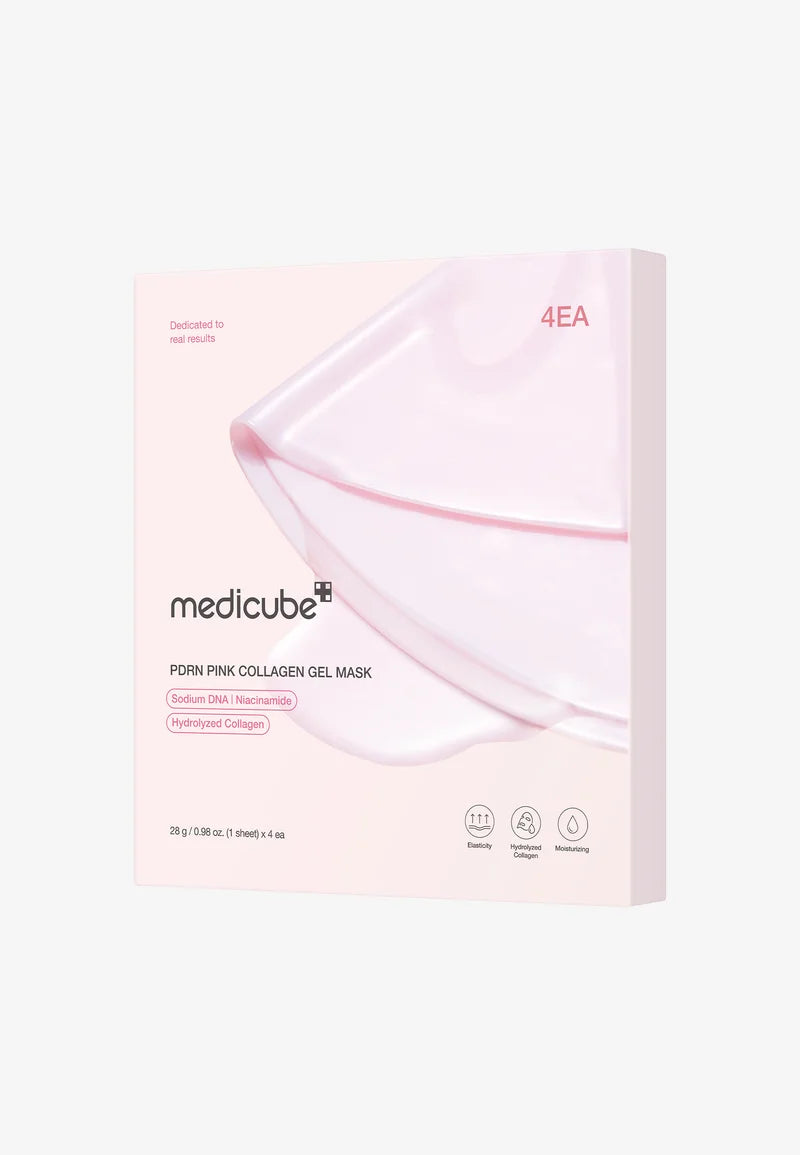 PDRN Pink Collagen Gel Mask 4pcs