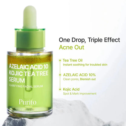 Azelaic Acid 10% + Kojic Acid + Tea Tree Facial Serum