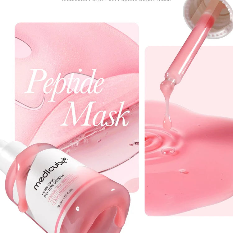 PDRN Pink Peptide Serum Mask 10pcs