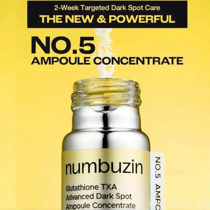 No.5 Glutathione TXA Advanced Dark Spot Ampoule Concentrate