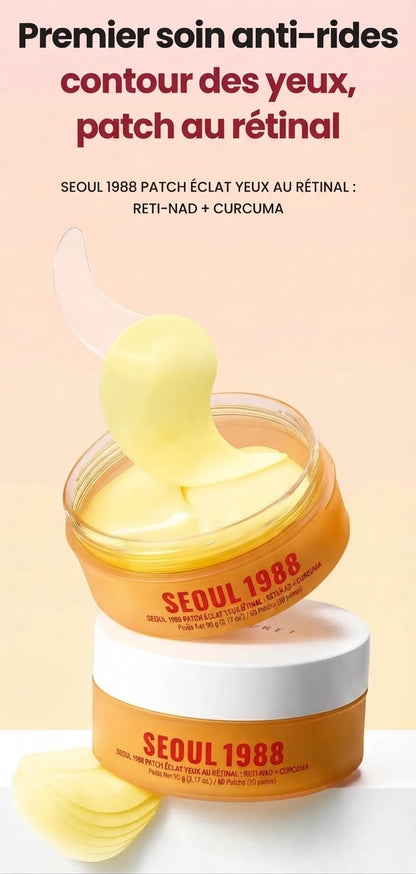 SEOUL 1988 RETINAL GLOW EYE PATCH : RETI-NAD + TURMERIC