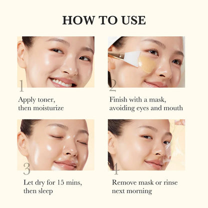 Kojic Acid Turmeric Night Wrapping Mask
