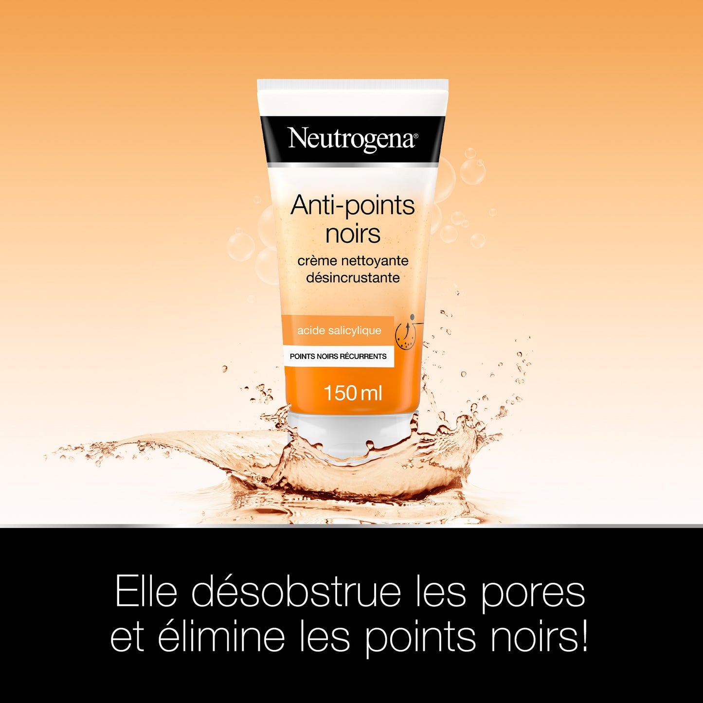 Anti-Points Noirs : Crème Nettoyante Désincrustante