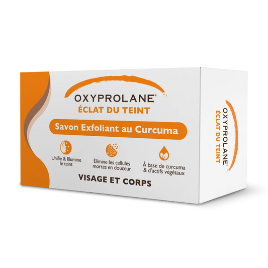 Savon Exfoliant au curcuma – OXYPROLANE® Éclat du teint