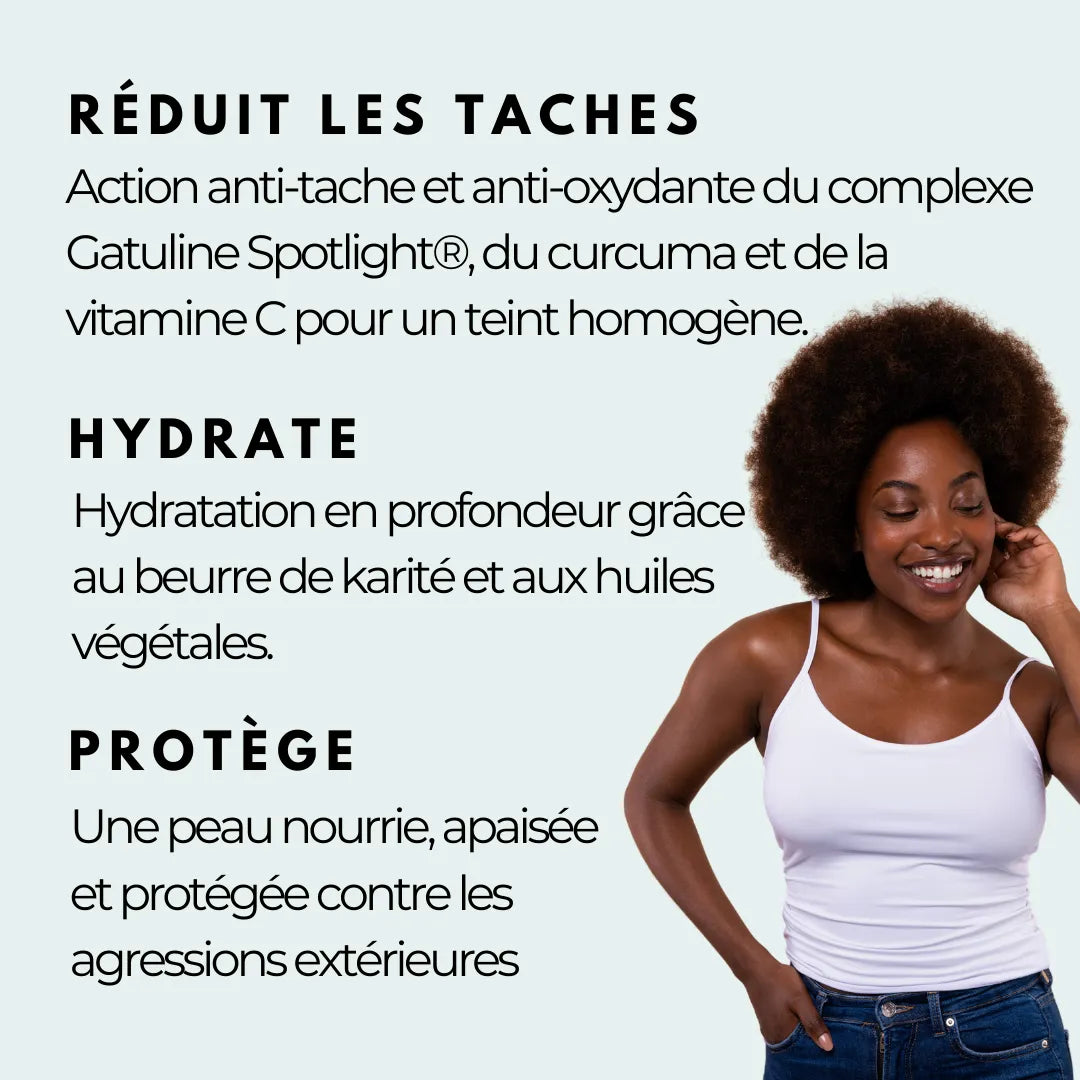 Lait éclaircissant anti-taches – éclat du teint