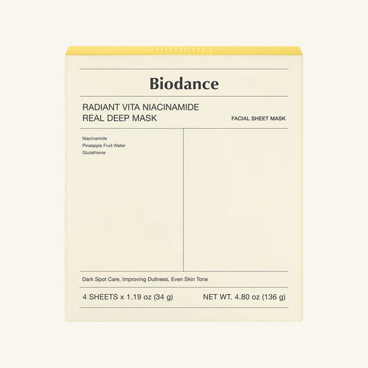 Radiant Vita Niacinamide Real Deep Mask  - 4 sheets