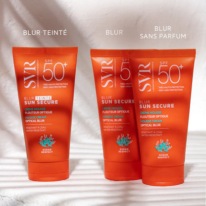 Sun Secure Blur Crème Mousse Flouteur Optique Spf50+ Teinté