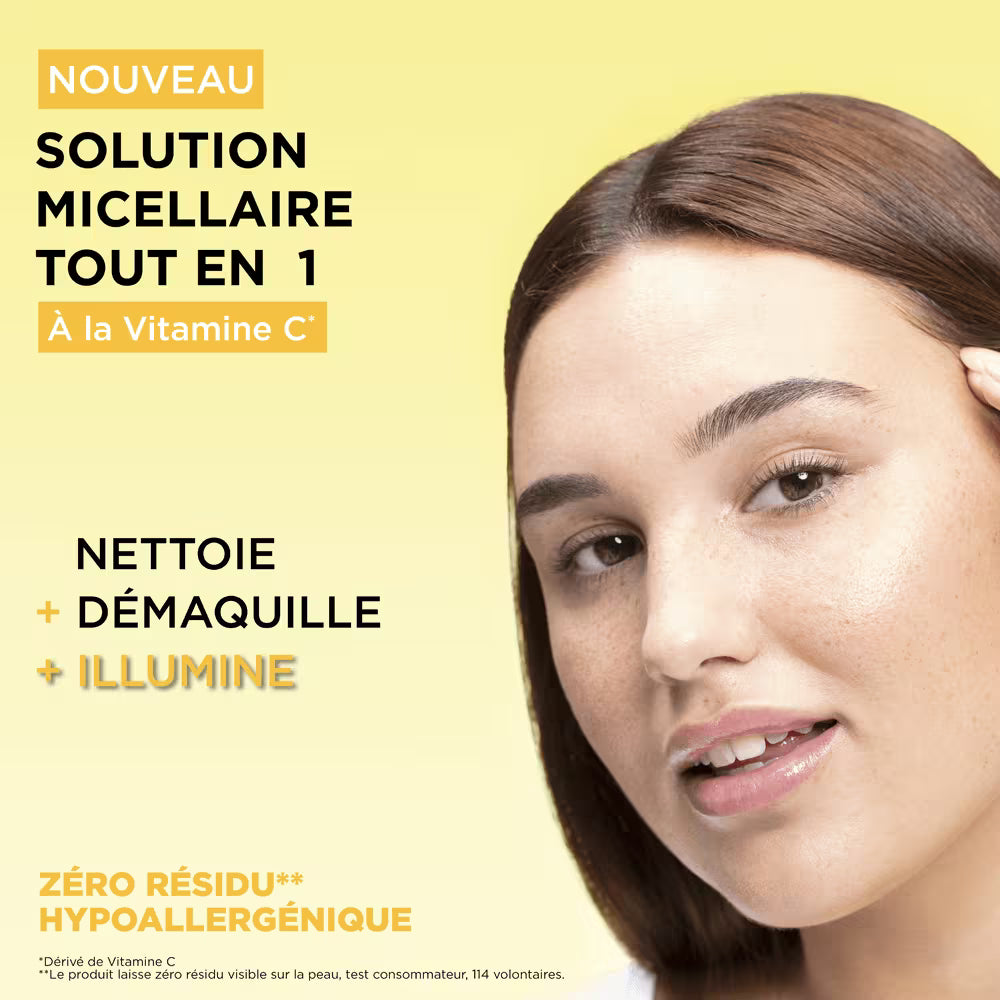 Solution Micellaire Tout En 1 Vitamine C