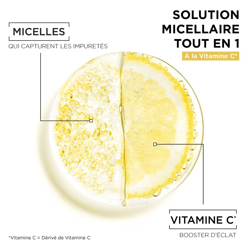 Solution Micellaire Tout En 1 Vitamine C